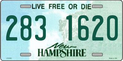 NH license plate 2831620