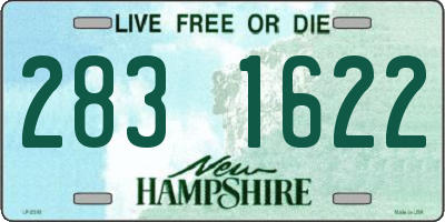 NH license plate 2831622