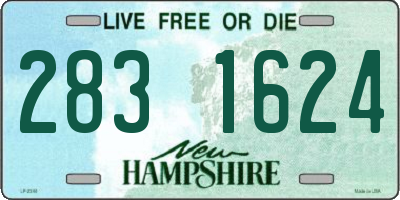 NH license plate 2831624