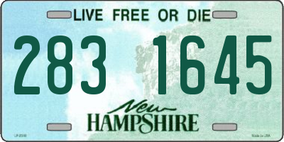 NH license plate 2831645