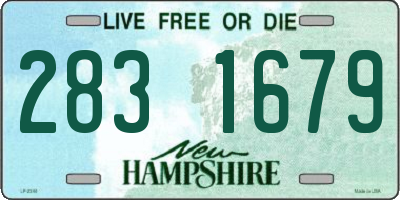 NH license plate 2831679