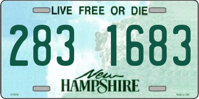 NH license plate 2831683