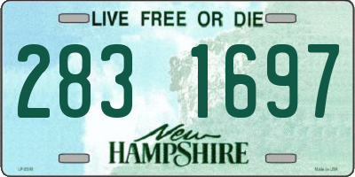 NH license plate 2831697