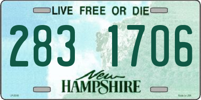 NH license plate 2831706