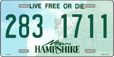 NH license plate 2831711
