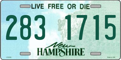 NH license plate 2831715
