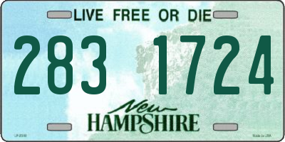 NH license plate 2831724