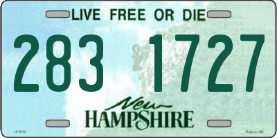 NH license plate 2831727
