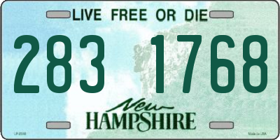 NH license plate 2831768