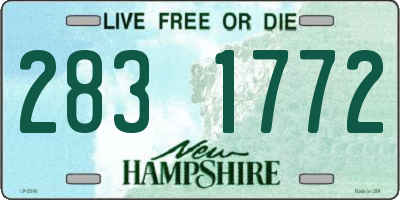 NH license plate 2831772
