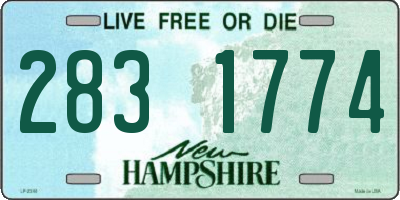 NH license plate 2831774