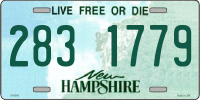 NH license plate 2831779