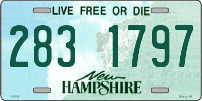 NH license plate 2831797