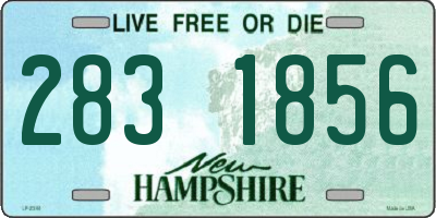 NH license plate 2831856
