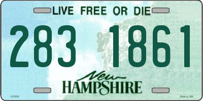 NH license plate 2831861