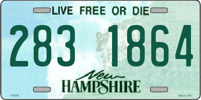 NH license plate 2831864