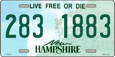 NH license plate 2831883