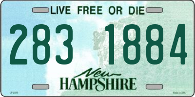 NH license plate 2831884
