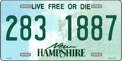 NH license plate 2831887