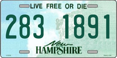 NH license plate 2831891