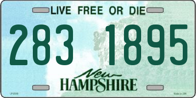 NH license plate 2831895