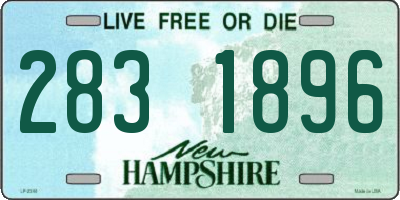 NH license plate 2831896