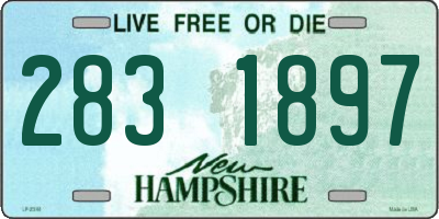 NH license plate 2831897