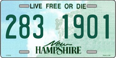 NH license plate 2831901