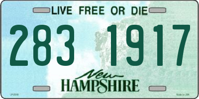 NH license plate 2831917