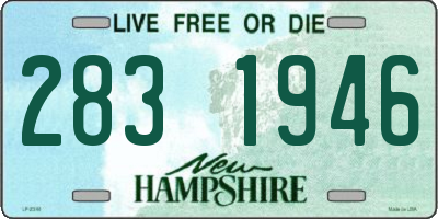 NH license plate 2831946