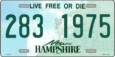 NH license plate 2831975