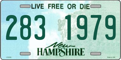 NH license plate 2831979
