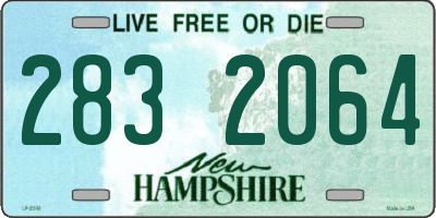 NH license plate 2832064