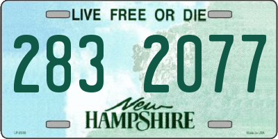 NH license plate 2832077