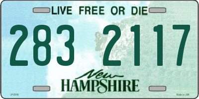 NH license plate 2832117