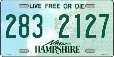 NH license plate 2832127