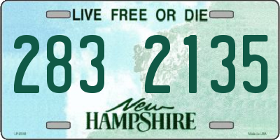 NH license plate 2832135