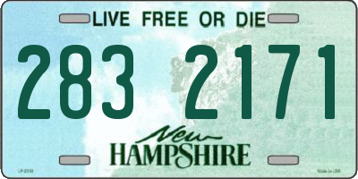 NH license plate 2832171