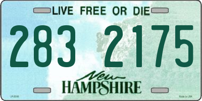 NH license plate 2832175