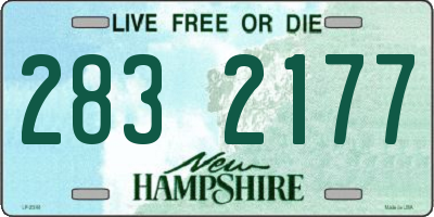 NH license plate 2832177
