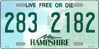 NH license plate 2832182