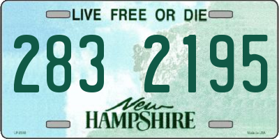NH license plate 2832195