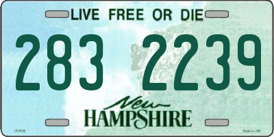 NH license plate 2832239