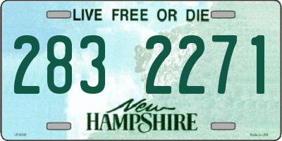 NH license plate 2832271
