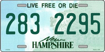 NH license plate 2832295