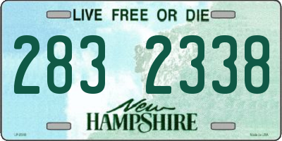 NH license plate 2832338