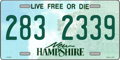 NH license plate 2832339