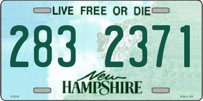 NH license plate 2832371