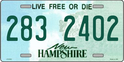 NH license plate 2832402