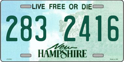 NH license plate 2832416